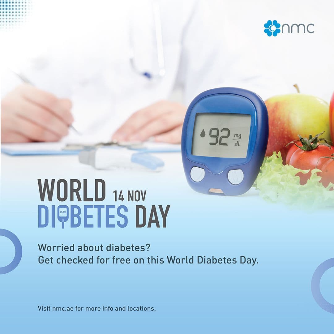 NMC Healthcare Offers Free Health Checks on World Diabetes Day