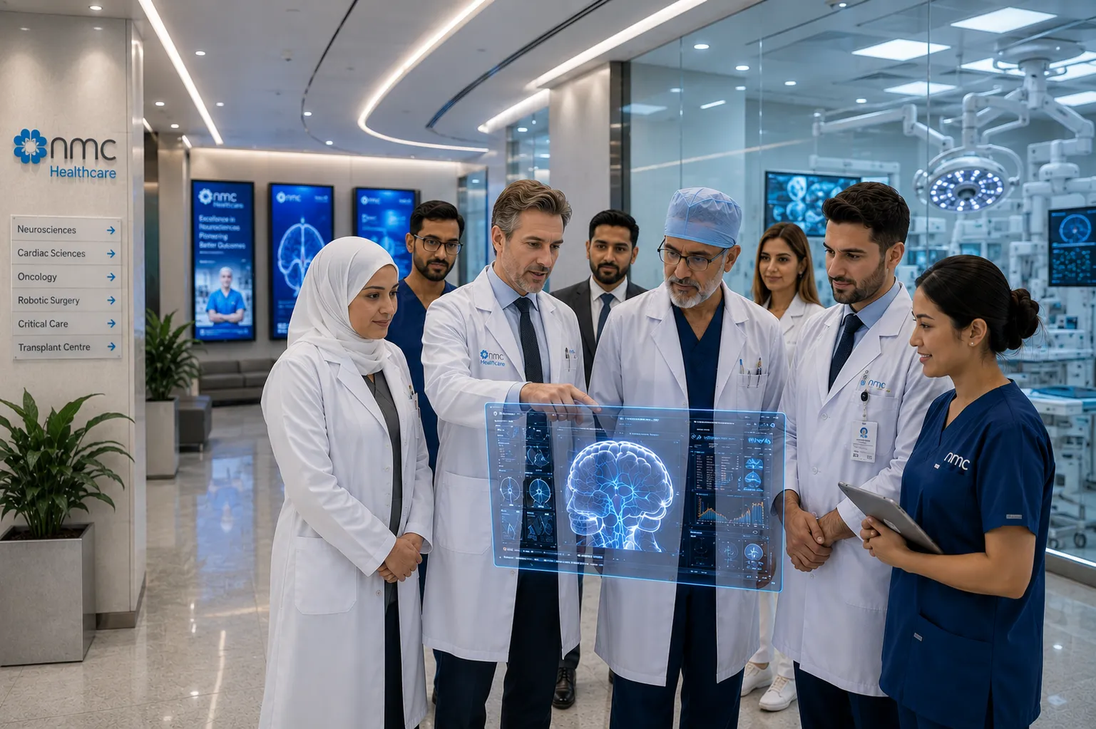 فريق طبي عالمي المستوى في أن أم سي للرعاية الصحية